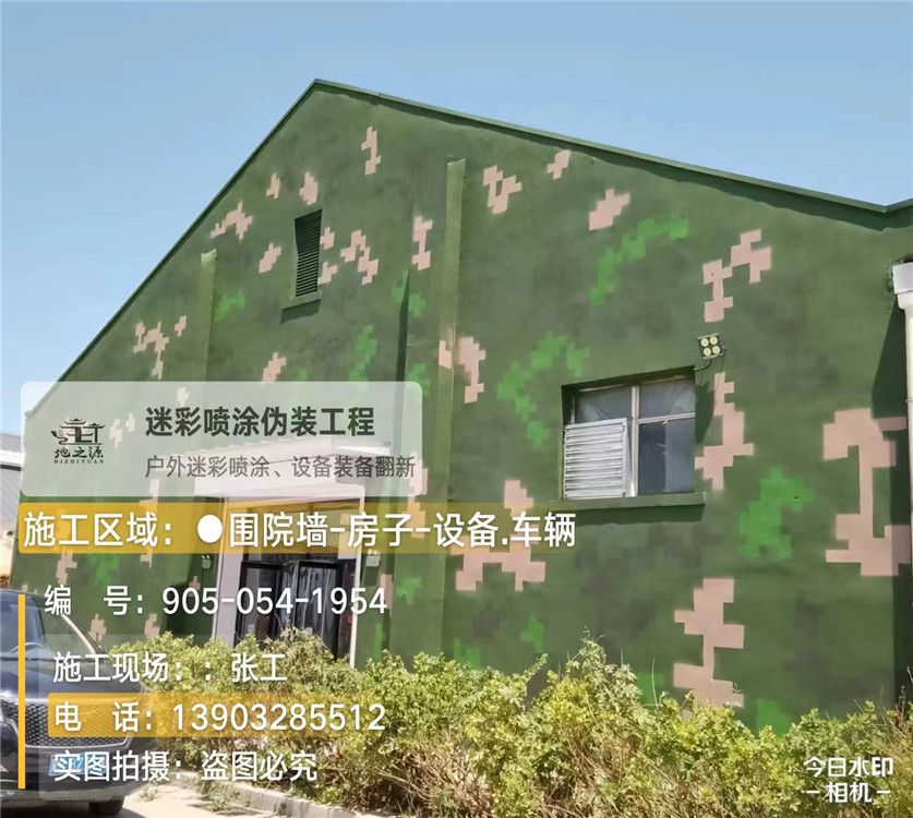 苏州外墙数码迷彩漆施工报价清单(100㎡标准墙面测算)